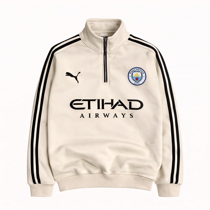 دورس نیم زیپ منچستر سیتی-کرم