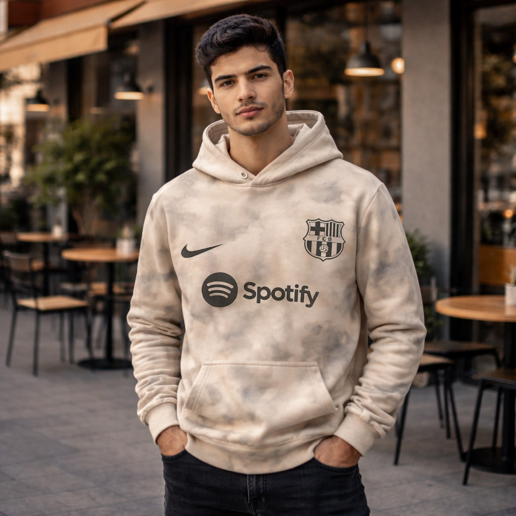 هودی مدل بارسلونا-کرم